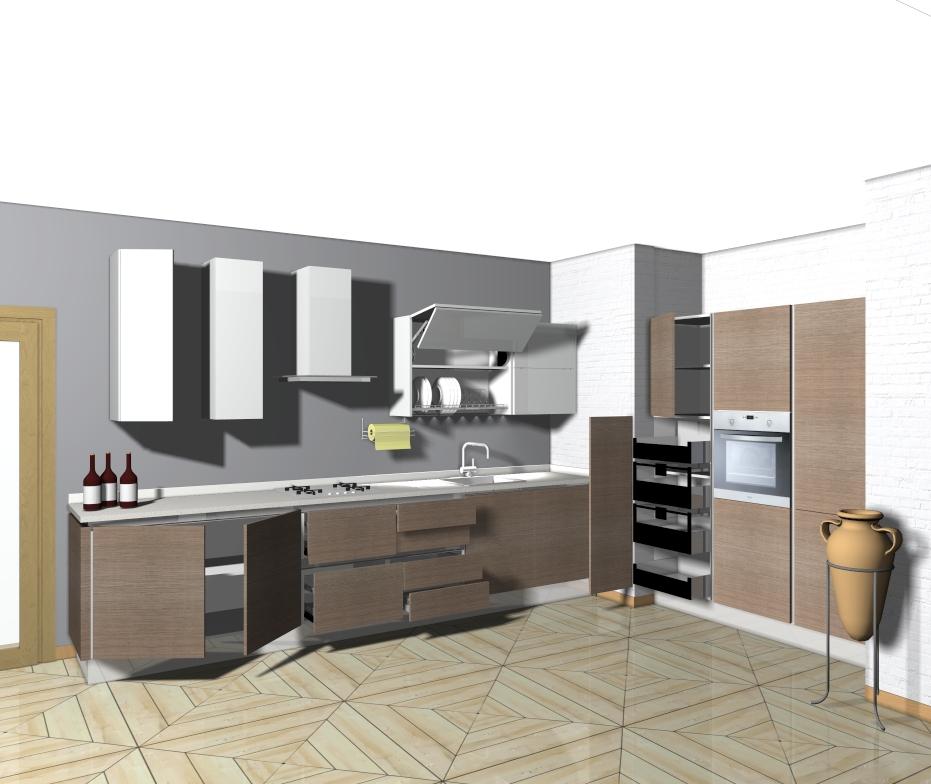 Progettare la cucina e piano in quarzo gratis – domus mobili Progettare una cucina on line